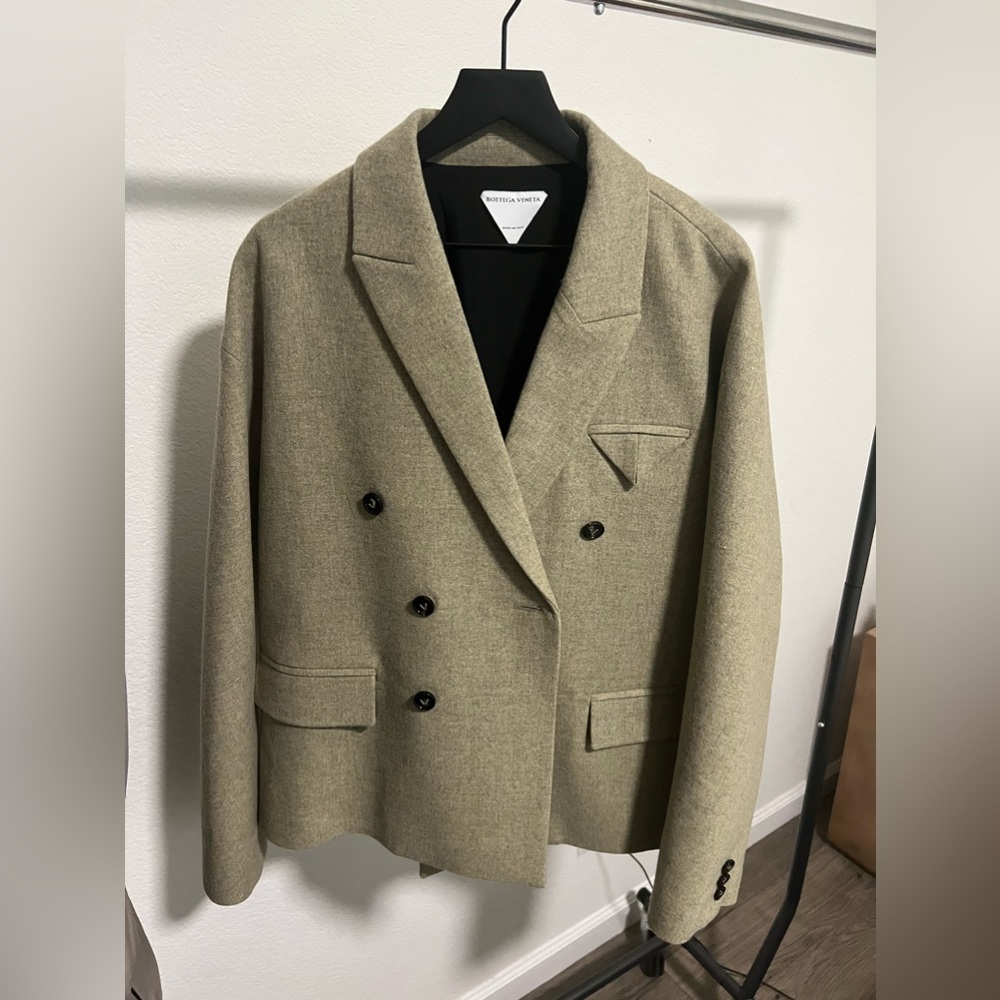 Bottega Veneta Wool Double Breasted Blazer